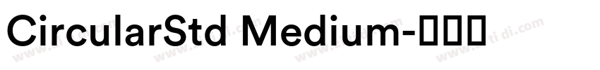 CircularStd Medium字体转换